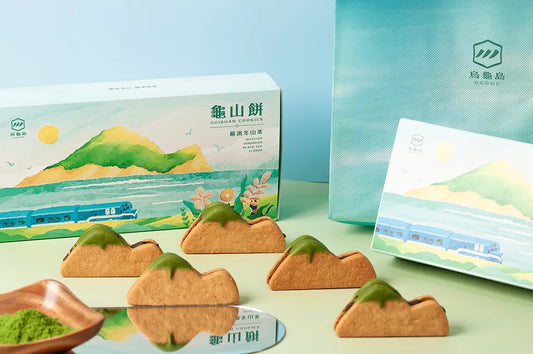 烏龜島 OGOOD [世界首創] 龜山餅 - 8入 冬山茶夾心餅乾