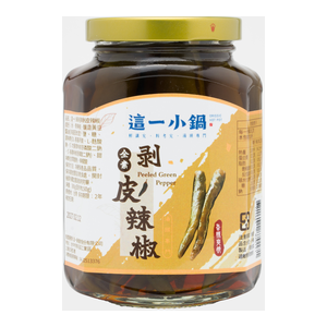 💰檔期促銷~買一送一(05.03.25-05.13.25)💰這一小鍋經典剝皮辣椒(玻璃瓶)(內容量380g固形量150g*瓶、共2瓶)