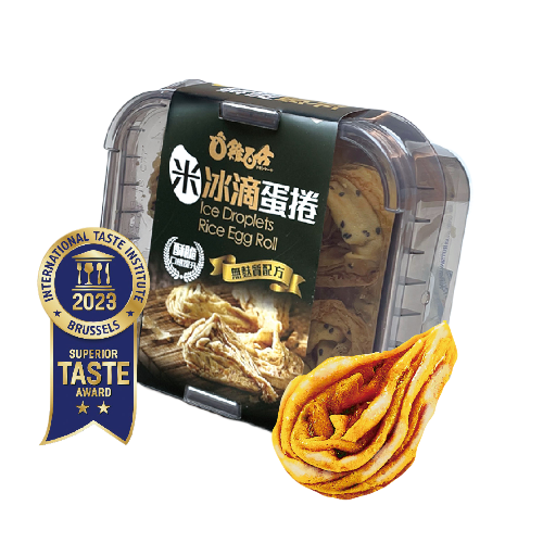雞百分 米冰滴蛋捲 無麩質 - 原味(160g*盒)