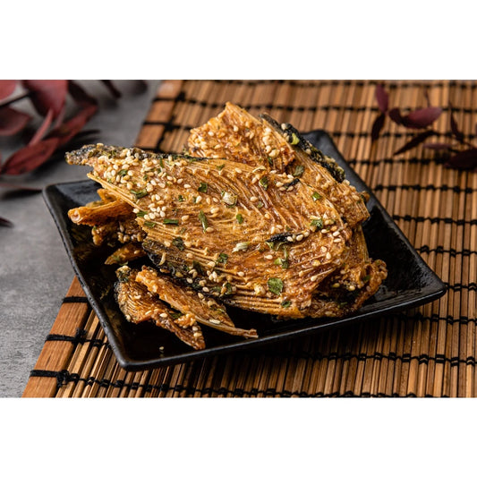 【澎玉191】青蔥魚骨酥 150克 | 鹹香酥脆美味(150g)
