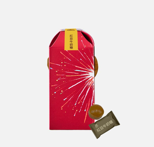 台灣優格餅乾學院 煙花糖果禮盒-紅豆牛奶糖(220g*盒)