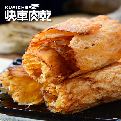 【快車肉乾】C5碳烤魷魚片-三種口味(碳烤魷魚片、白魷魚片、麻辣魷魚片)(135g*包)