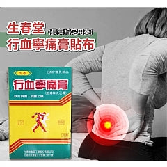 老字號生春堂 行血寧痛膏貼布 SHENG CHUN Pain Released Patch(10入*盒)