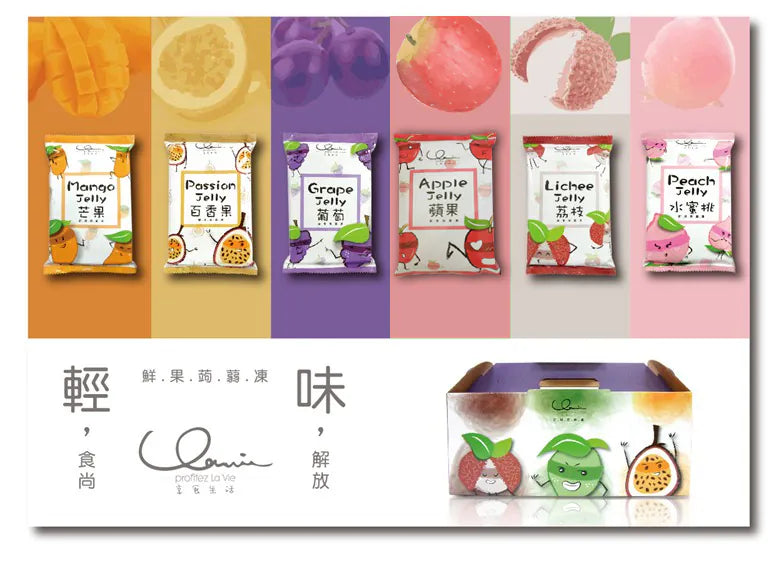 享食生活 禮盒組 鮮果蒟蒻凍禮盒(170g*包/12包)