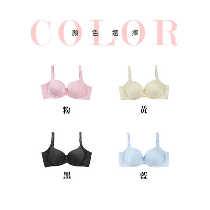 YURUBRA QQ糖。軟鋼圈無痕少女內衣 B罩