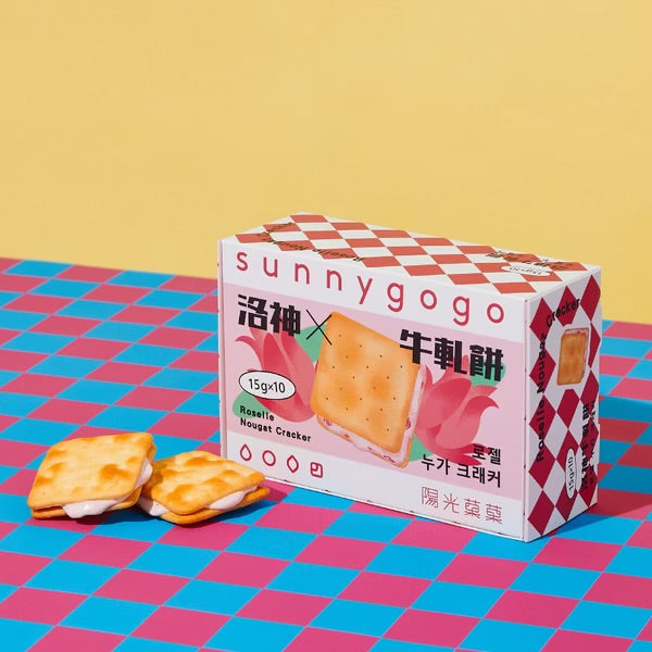 陽光菓菓 洛神牛軋餅/10入