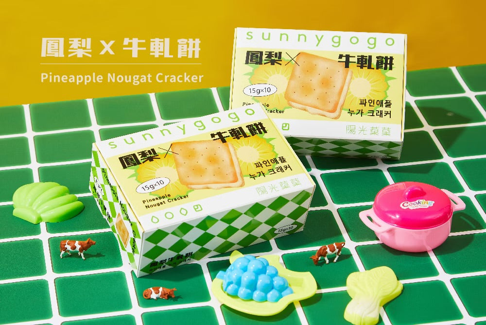 陽光菓菓 鳳梨牛軋餅/10入