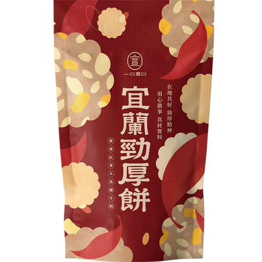 一口宜口 勁厚餅-蜜香紅茶焦糖牛奶(10*包)