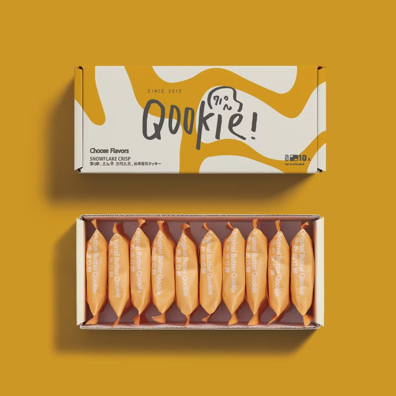 【Qookie!】經典單口味 - 10入禮盒