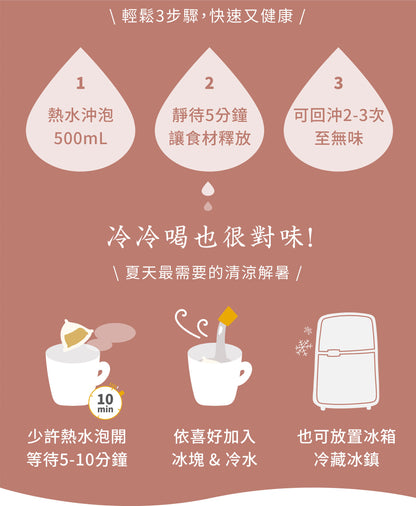 新譯漢方 洛花輕荷茶｜漢方養生茶包 【幫助代謝】SEE IN HERB Red Roselle Diet Tea(21入)