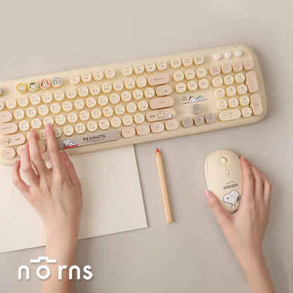 Norns Peanuts史努比無線鍵盤滑鼠組- Norns Original Design(1組)