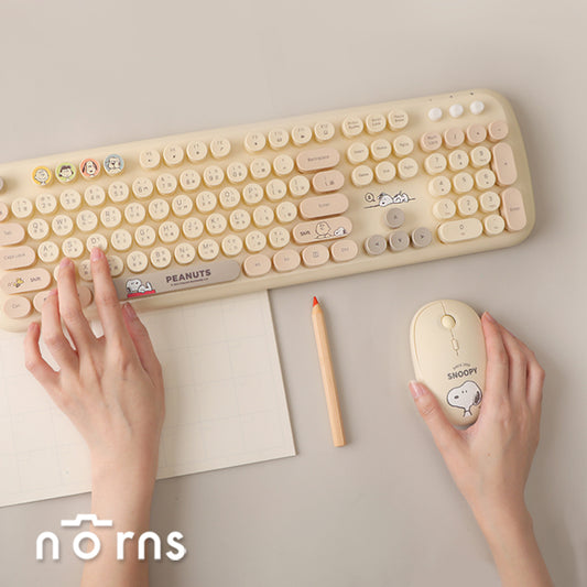 Norns Peanuts史努比無線鍵盤滑鼠組- Norns Original Design(1組)