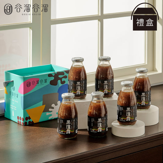 谷溜谷溜 黑瓊露(６入黑木耳)(禮盒裝)