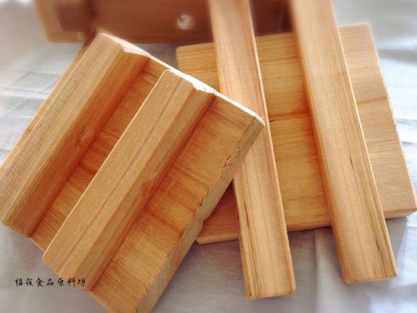 福霖食品 樂耘糧倉 豆腐模具/日本檜木/手工/無釘/嵌入 /古早模 /4格