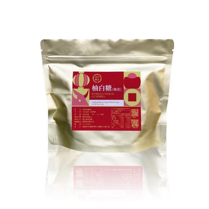 福霖食品 樂耘糧倉 古早味甜點 柚白糖 200g 無添加 好吃不黏牙 Q軟柚子皮 淡淡柚子香(200g*包)