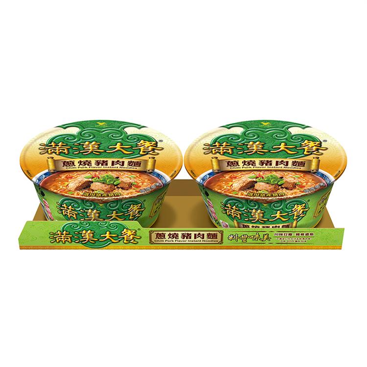 滿漢大餐 蔥燒豬肉麵2碗入(特款商品)(2入)
