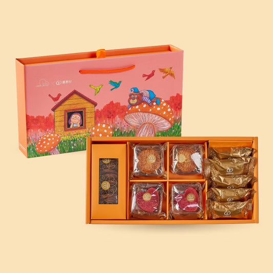 【喜憨兒×幾米】花鳥尋月綜合禮盒(D1) 中秋送禮‼️預購商品: 08.25.25開始出貨‼️