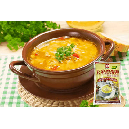 【台塑鑽】玉米濃湯粉(奶素) (1kg)-湯品/玉米濃湯
