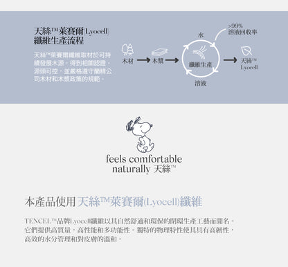 HOYACASAx史努比聯名系列-史努比太空漫步抗菌天絲涼被被60S (150x180cm)