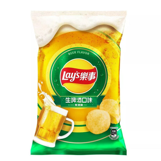 【Lay’s 樂事】生啤酒口味洋芋片(70g*2包)