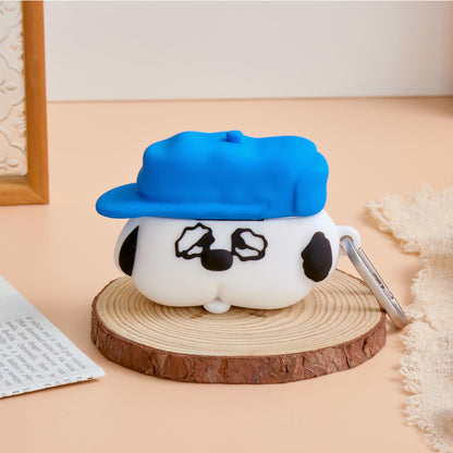 【TOYSELECT】SNOOPY史努比大頭歐拉夫立體AirPods保護套(1入)
