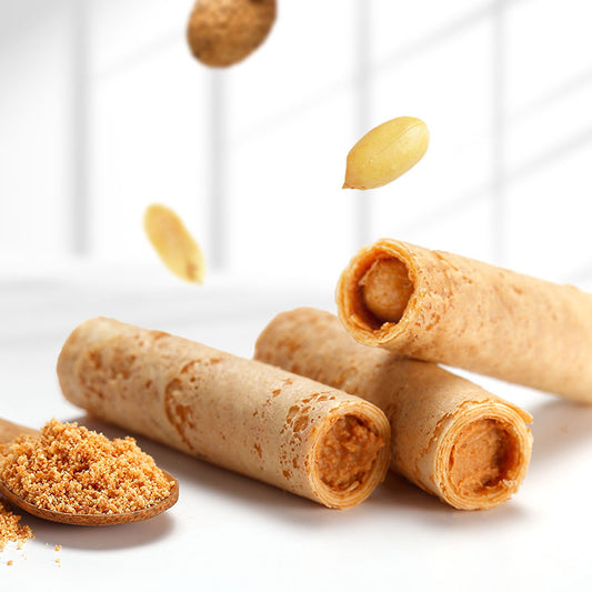 曉翮流域 滿餡蛋捲-花生口味10入