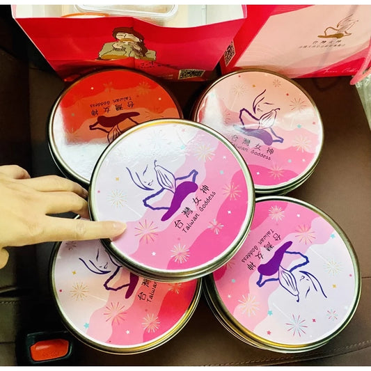 【台灣女神-法式輕曲奇】曲奇餅乾 精選食材 手工蛋捲 低糖少油 24入 (鐵盒)