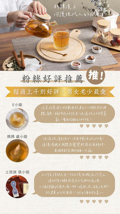 新譯漢方 淨舒薏苓茶｜漢方養生茶包 【調整體質】 See In Herb ANTI-EDEMA TEA (21入)