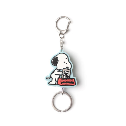 Norns Peanuts史努比伸縮易拉扣- Norns Original Design Snoopy伸縮證件夾 鑰匙圈 吊飾(1入)