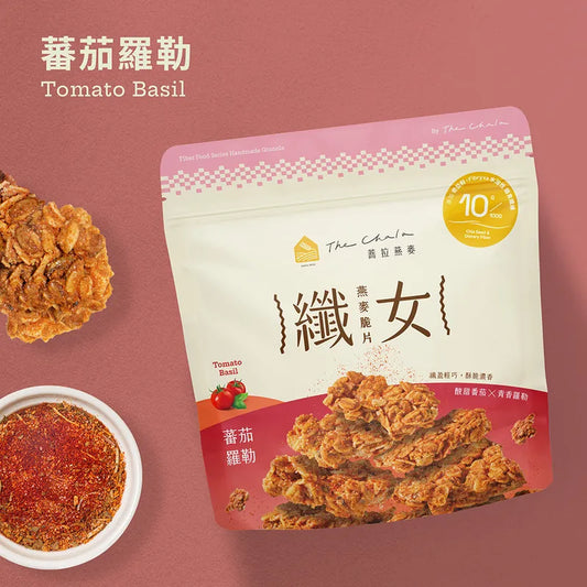 蕎拉燕麥【The Chala】蕃茄羅勒 纖女燕麥脆片(150g*包)