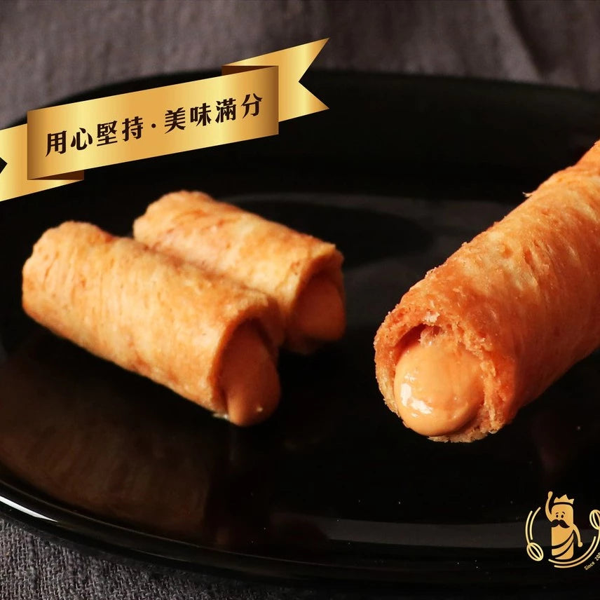 興麥蛋捲烘焙王國【花生醬蛋捲12入】