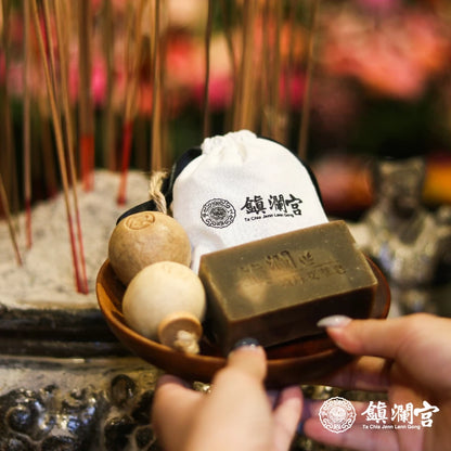 【鎮瀾宮】中元限定！好睡好平安組 平安皂 皂串 祈福 艾草 艾草皂 平安 除穢(1組)