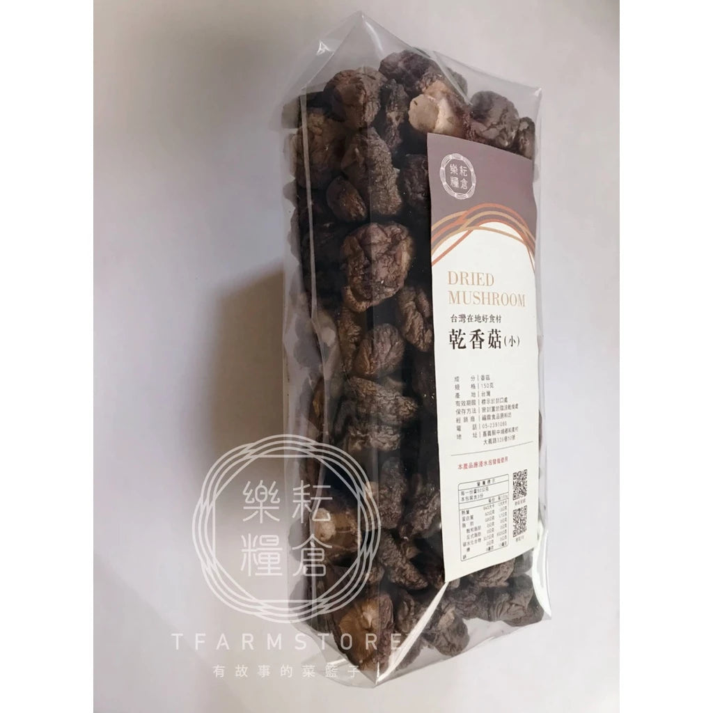 福霖食品 樂耘糧倉 台灣鯉魚尾 乾香菇 150克