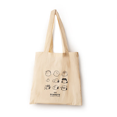 Norns Peanuts史努比棉布手提袋-Norns Original Design Snoopy原色手提袋 側背包 環保購物袋Eco Bag(1入)