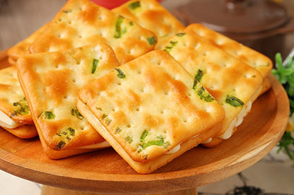 牛軋本舖 牛軋糖夾心餅-10片裝-蘇打餅(無蔥蛋奶素)-花生(10片*2盒/共20片)