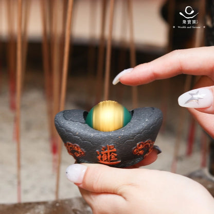 【聚寶閣】財源滾滾元寶擺件 財運珠 聚財(1入)