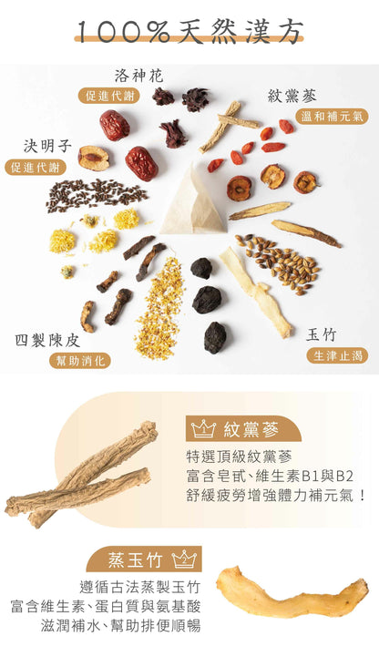 新譯漢方 元氣養生茶｜漢方養生茶包 【日常保養】 See In Herb REFRESHING HERBAL TEA (21入)