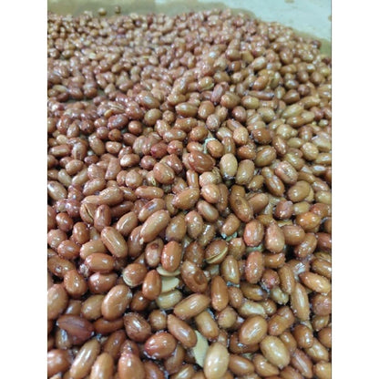 【新東勢麻油花生店】炸鹹花生，台灣特選花生，百年老店柴燒製作(400g*罐)