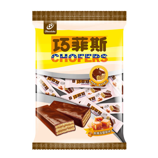 77 巧菲斯夾心酥(焦糖海鹽) 77 Chocolate Chofers(296G*包)