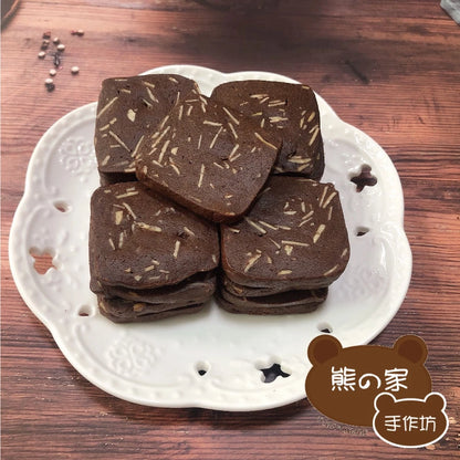熊之家烘焙坊-可可杏仁手工曲奇餅乾