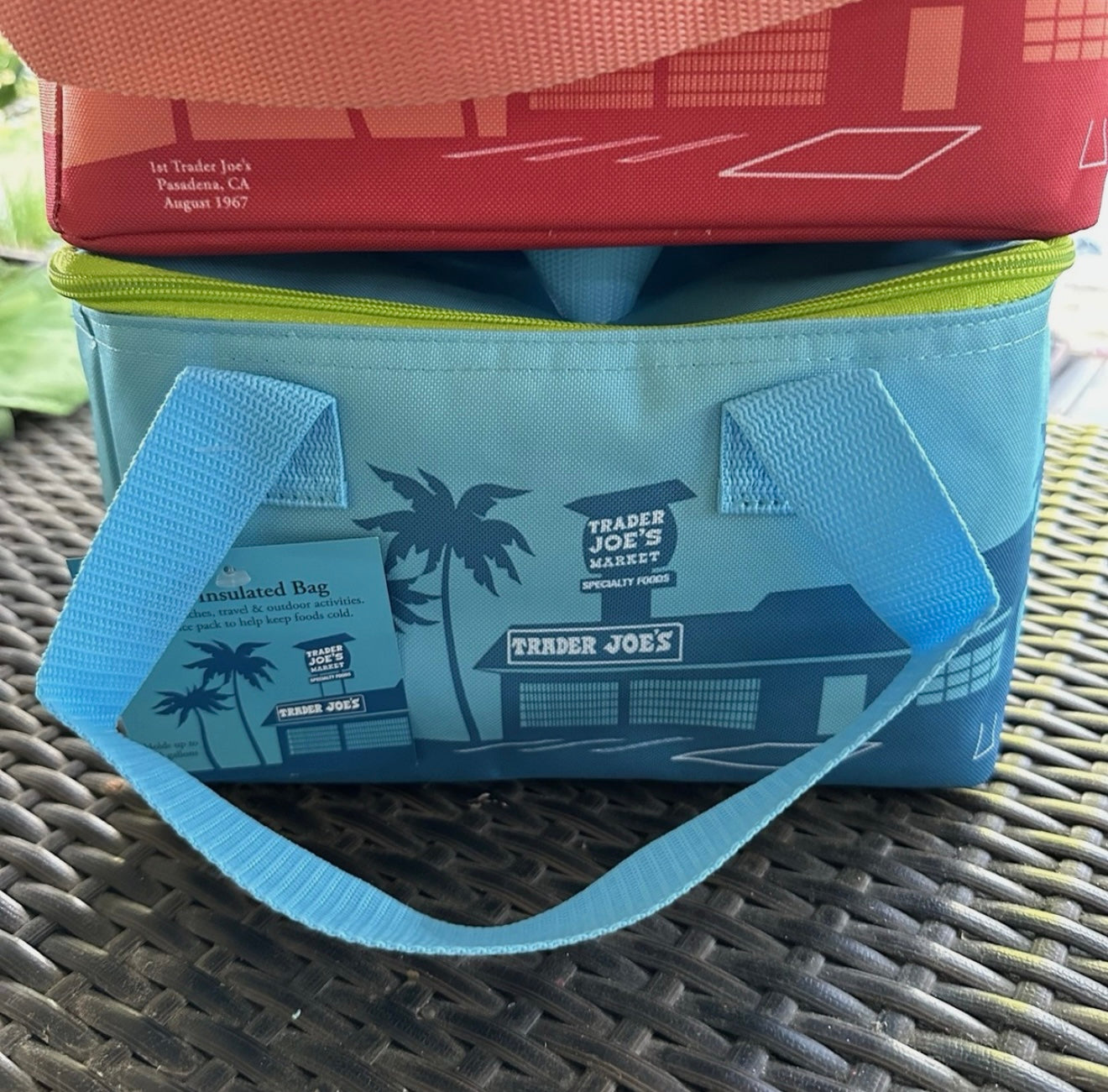 🆓🎁贈品(08.23.25)🎁下單贈品🎁Trader Joe‘s 迷你保冷/溫袋(保冷/溫便當袋) 顏色: 2️⃣選1️⃣