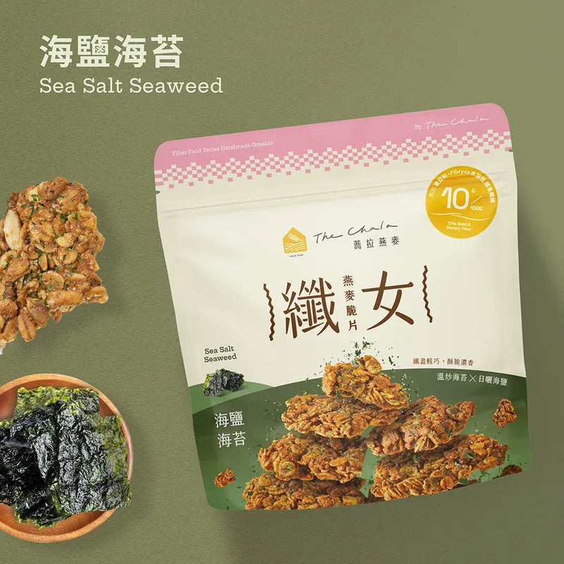 蕎拉燕麥【The Chala】海鹽海苔 纖女燕麥脆片(150g*包)