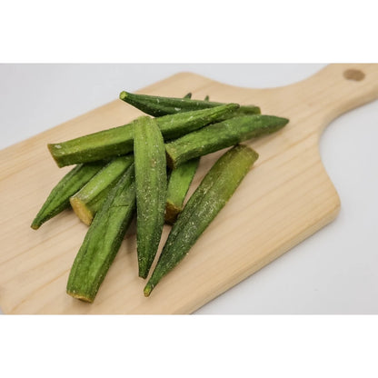 【澎玉191】秋葵乾、秋葵脆片 120克 | 低鹽、美味(120g*包)