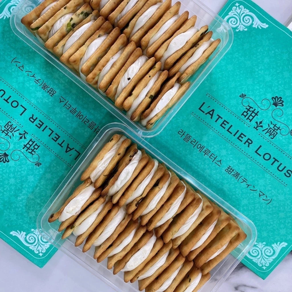 甜滿 香蔥牛軋餅 永康街排隊名店 L'ATELIER LOTUS(16入*盒)