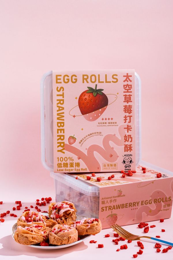 ㄛ店 O.shop 太空草莓打卡奶酥(200g*盒)