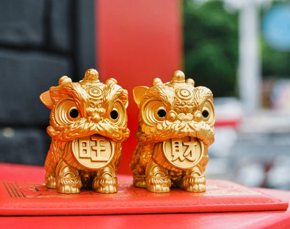 大甲鎮瀾宮 旺財雙獅(一對) Style 17688