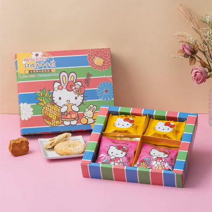 紅櫻花【三麗鷗授權】Hello Kitty 圓滿禮盒 - 台灣經典茄芷提袋