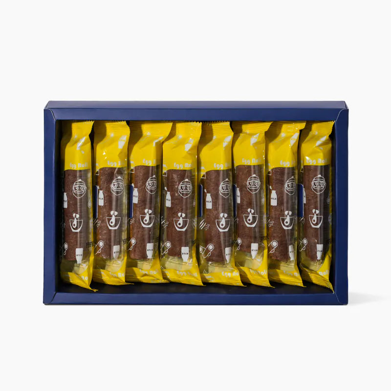 Bread PaPa‘s 香草卡士達夾心蛋捲 (可可)2盒特價組 (144g*2盒)