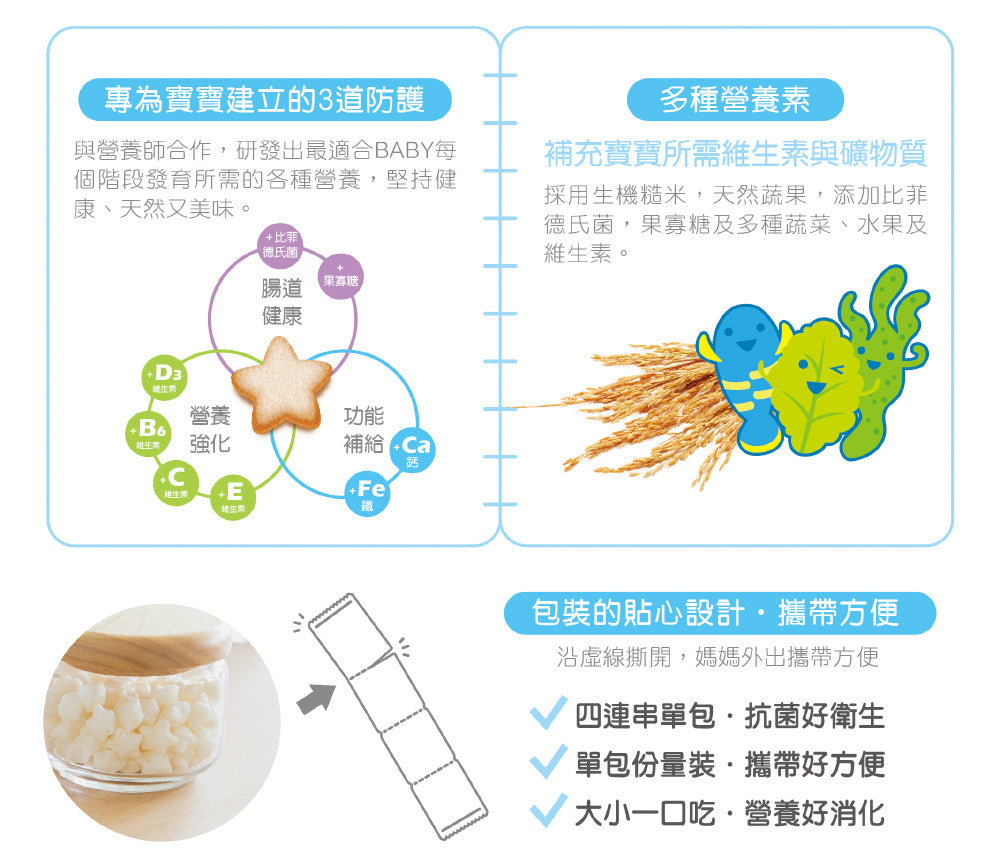 米大師 Master Mi - 小星泡芙-小魚海帶口味(8g)