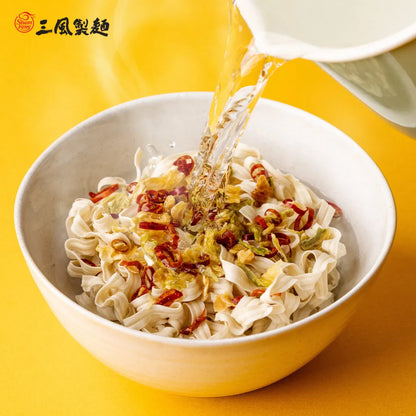 三風製麵 風神拌麵-溫醇老薑麻油麵線 Instant Noodles Sesame Ginger Flavor(118g*3入)